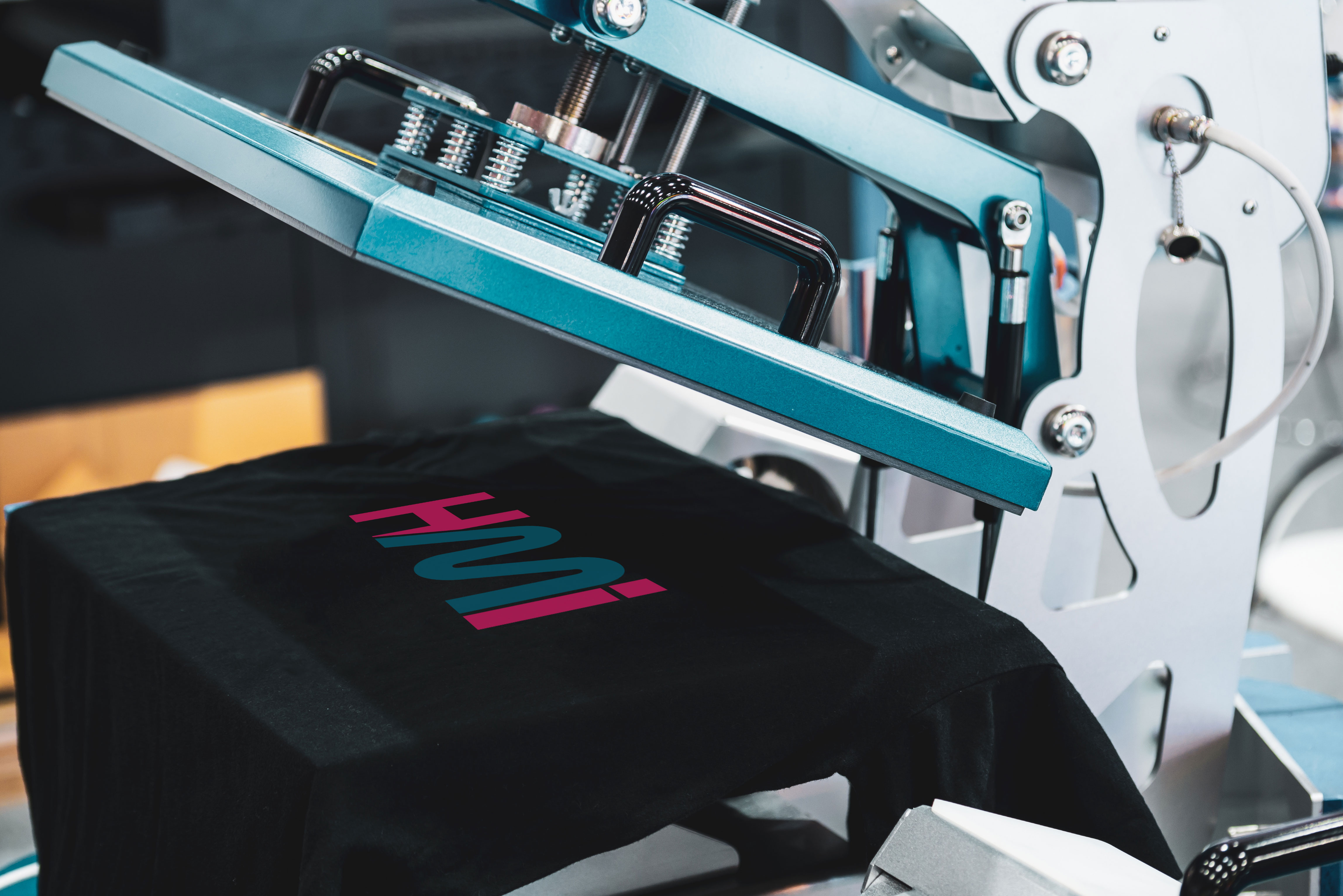 Textile shop heat press